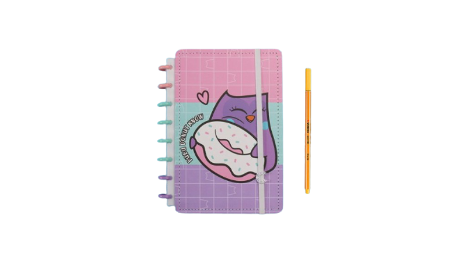 Caderno Inteligente Uatt? Bubu A5 60 Folhas com Pautas 20 Folhas sem Pauta