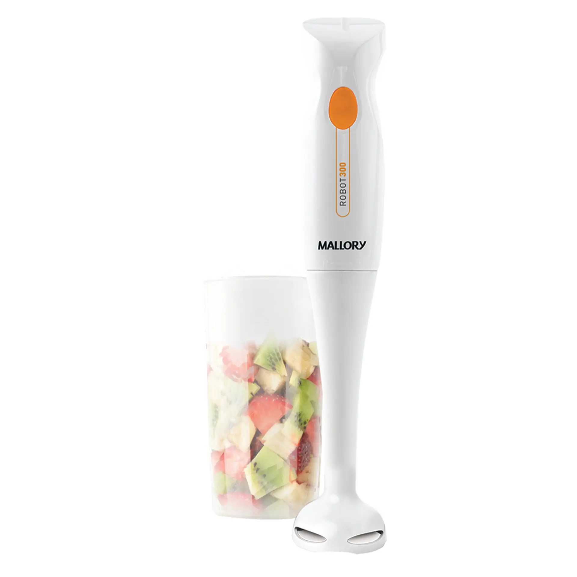 Mixer Mallory Robot 300 Lâminas Aço Inox com Copo de 800mL 200W B9160034 - Branco - 110 Volts