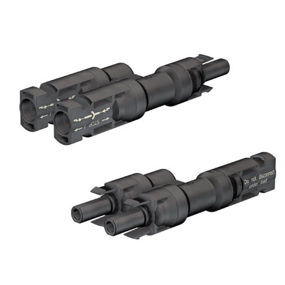 Conector para Cabo MC4Y Par Macho+Fêmea 1 Via 1,5KV 35A Intelbras