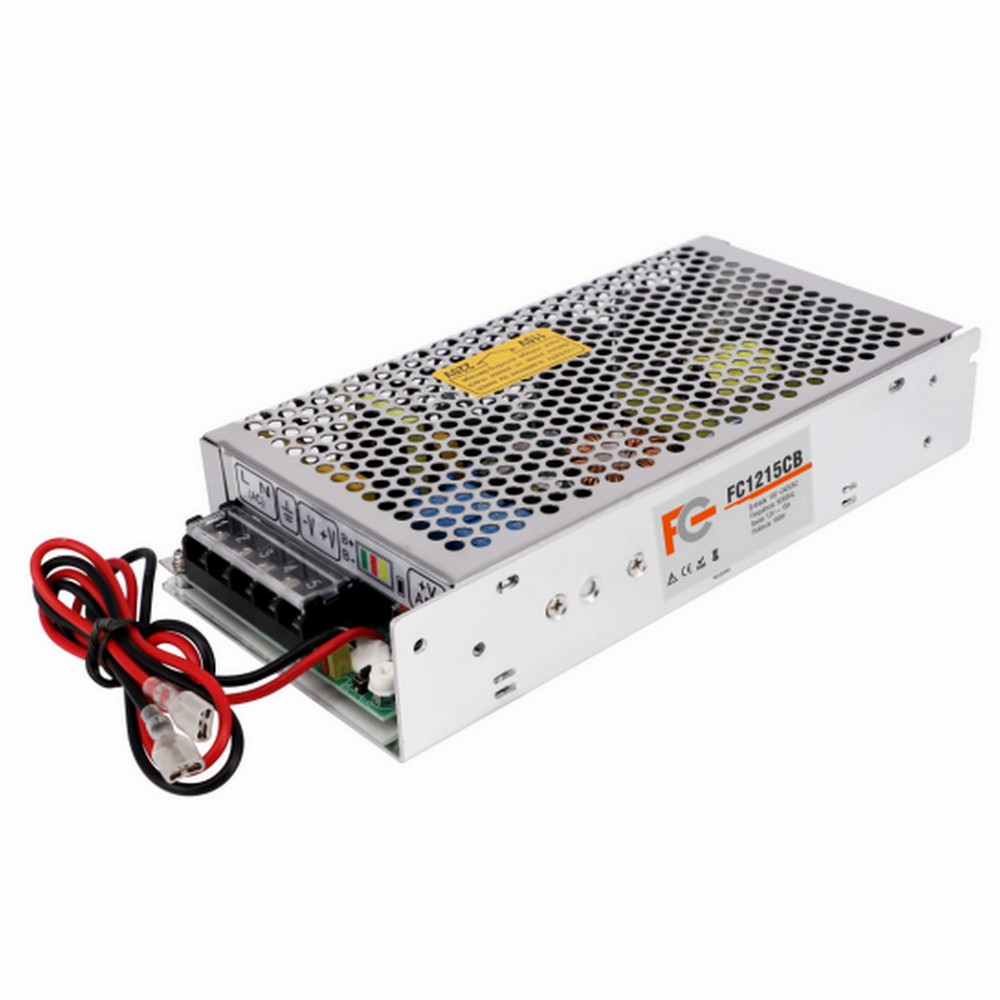 Fonte Nobreak 12V 15A Alimentação com Timer Ininterrupta Biv Fc Fontes FC1215CB