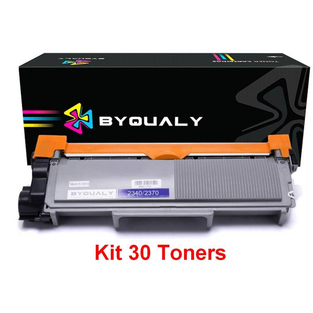 Toner Brother TN2340, 2370 Preto Byqualy Potencial Suprimentos - BQ-TN-2340/2370