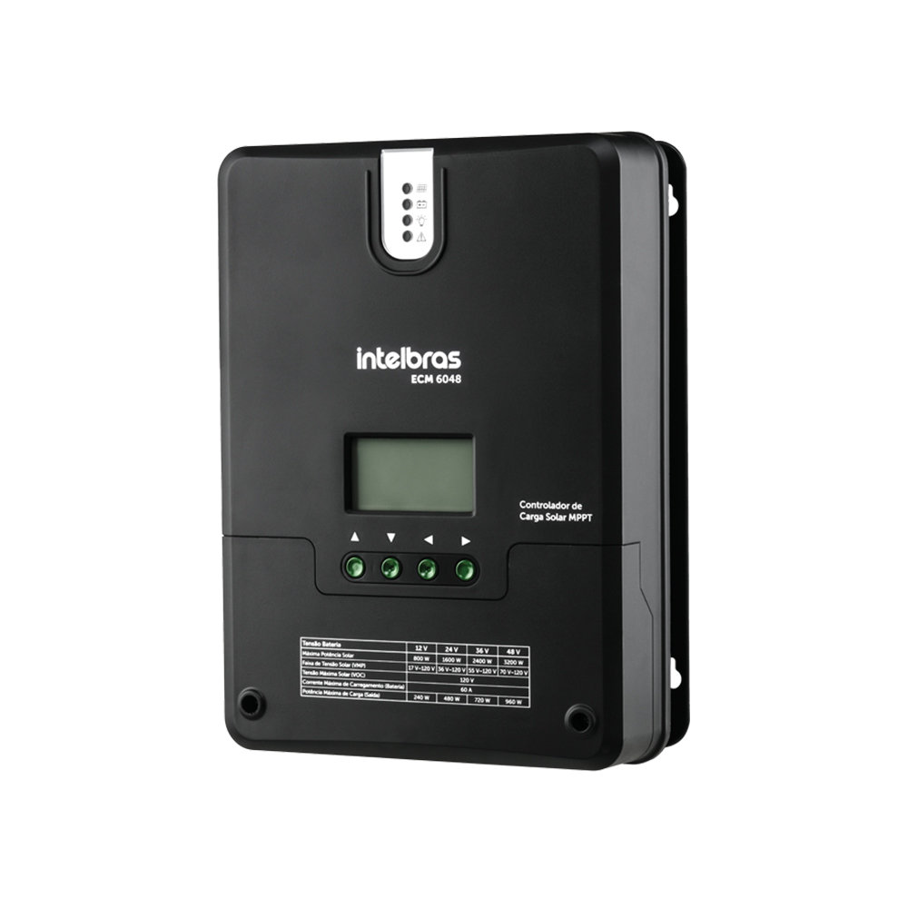 Controlador de Carga MPPT Off Grid ECM 6048 Intelbras