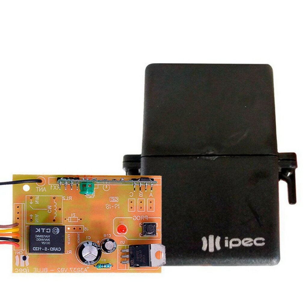 Receptor para Controle Remoto 2 Canais 433Mhz Duplo Immunity - A3037/D/433