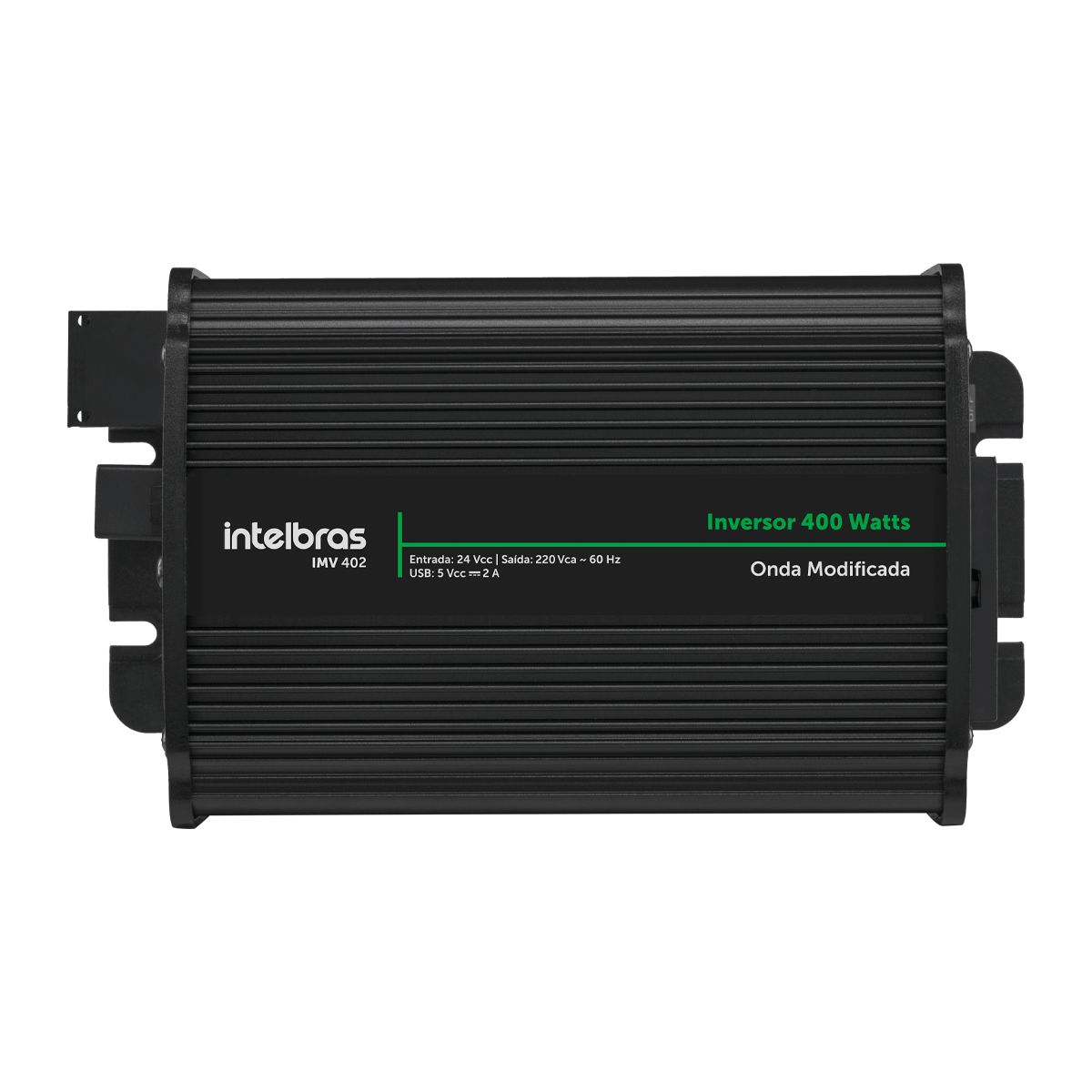 Inversor 400W Onda Modificada 400W 24VCC 220VAC MV 402 Intelbras