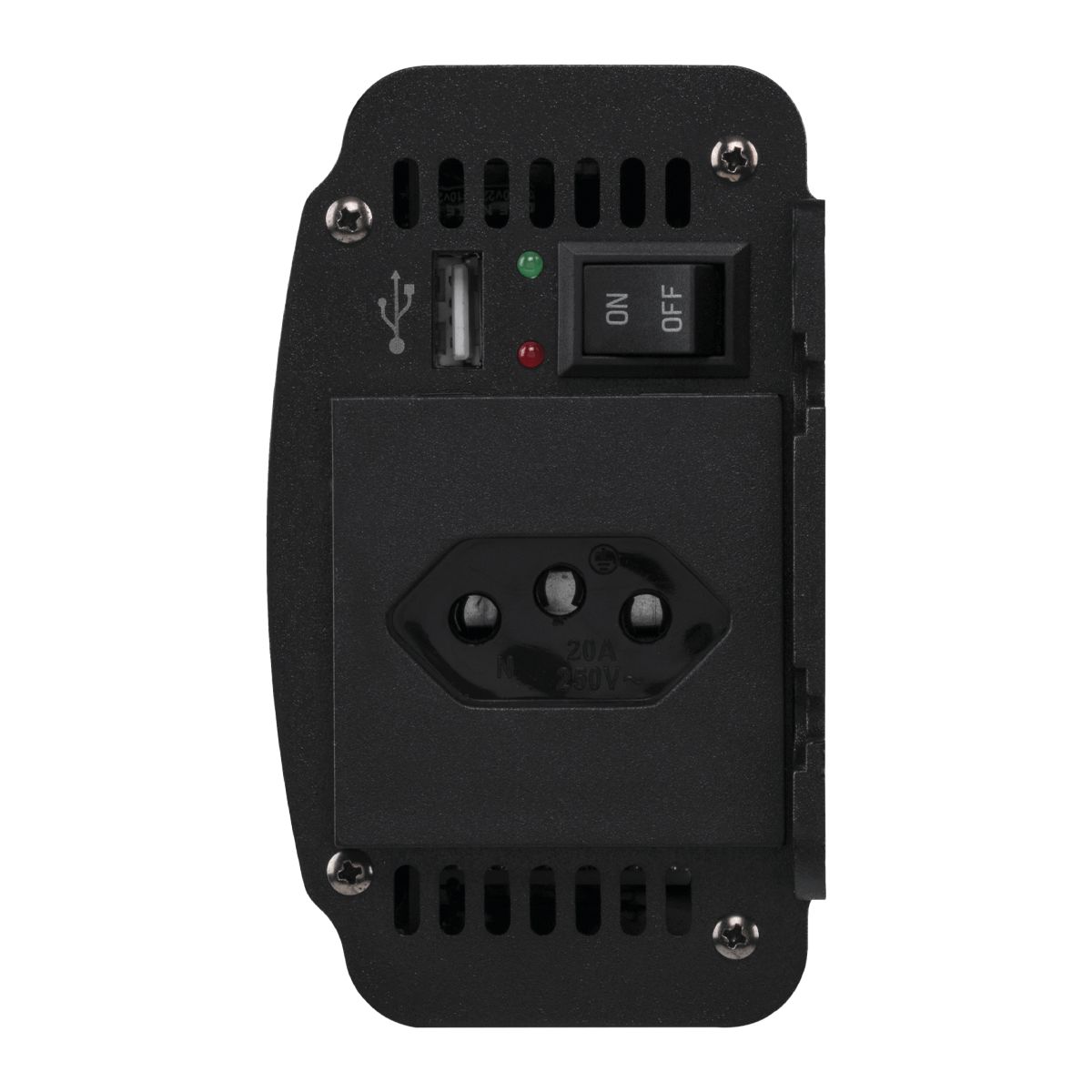 Inversor 400W Onda Modificada 400W 24VCC 220VAC MV 402 Intelbras