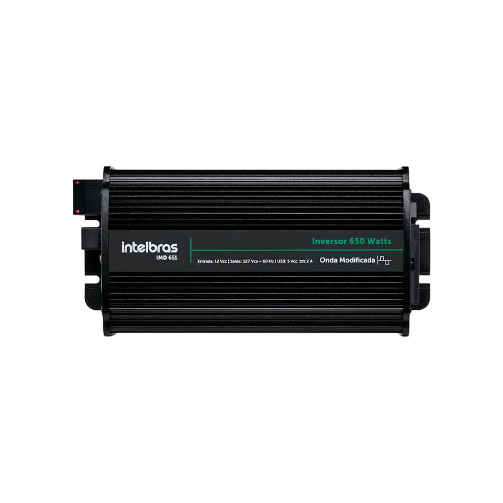 Inversor de Tensão de Onda Modificada 650W 127V IMD 651 Intelbras