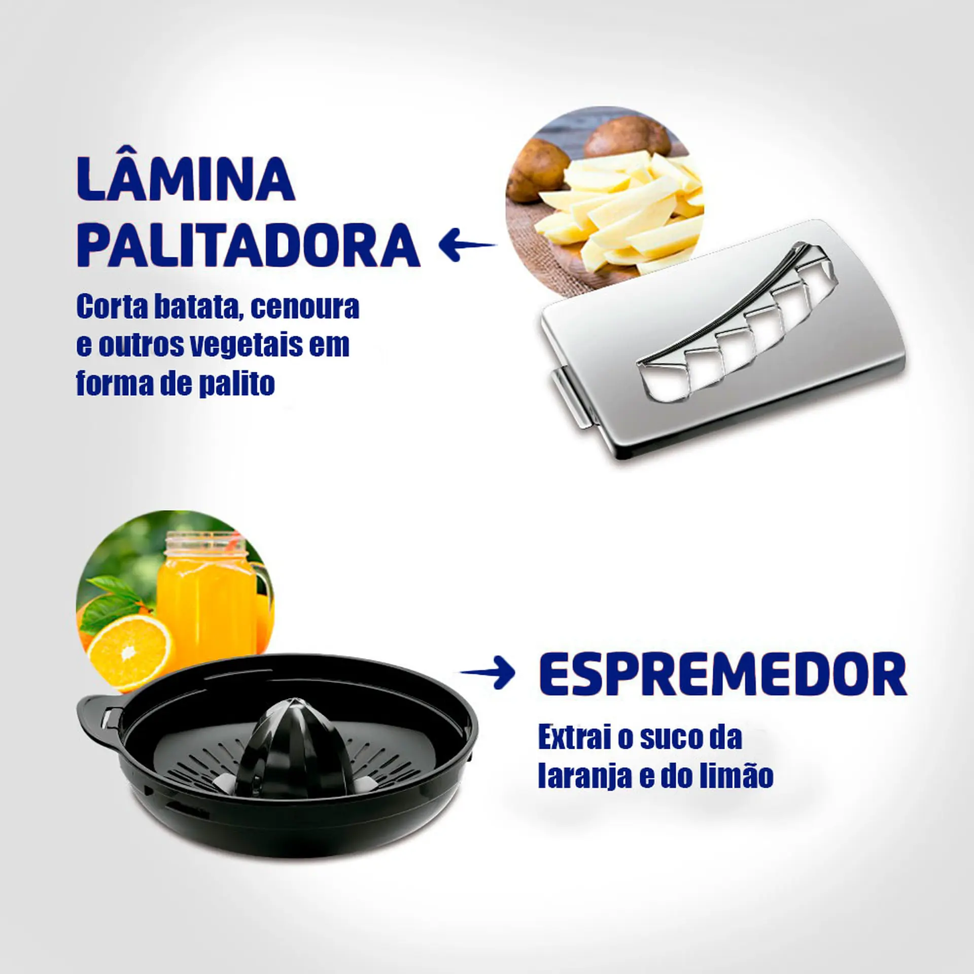 Multiprocessador Mondial Turbo Chef 1000W com Liquidificador MPN-01-BE - Preto - 110 Volts