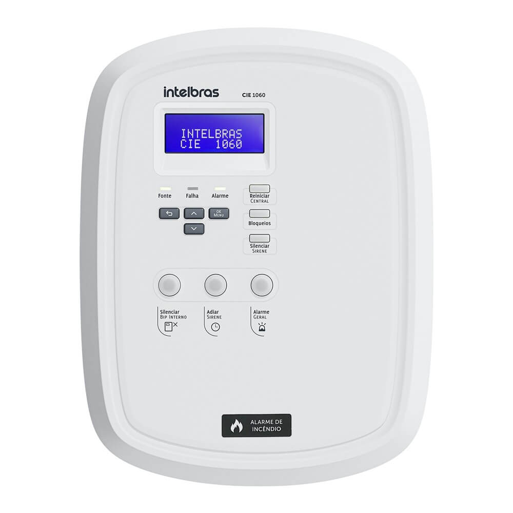 Central de Incêndio Endereçável CIE 1060 Intelbras