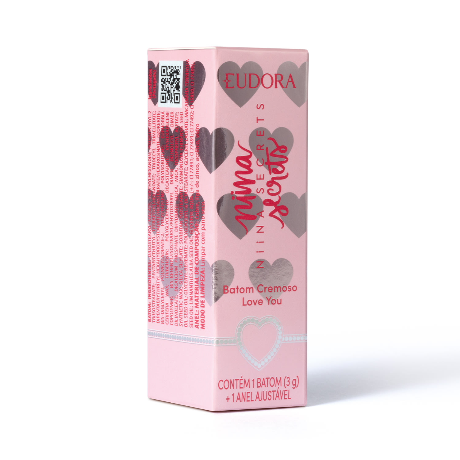 Batom Cremoso Love You Niina Secrets 3g