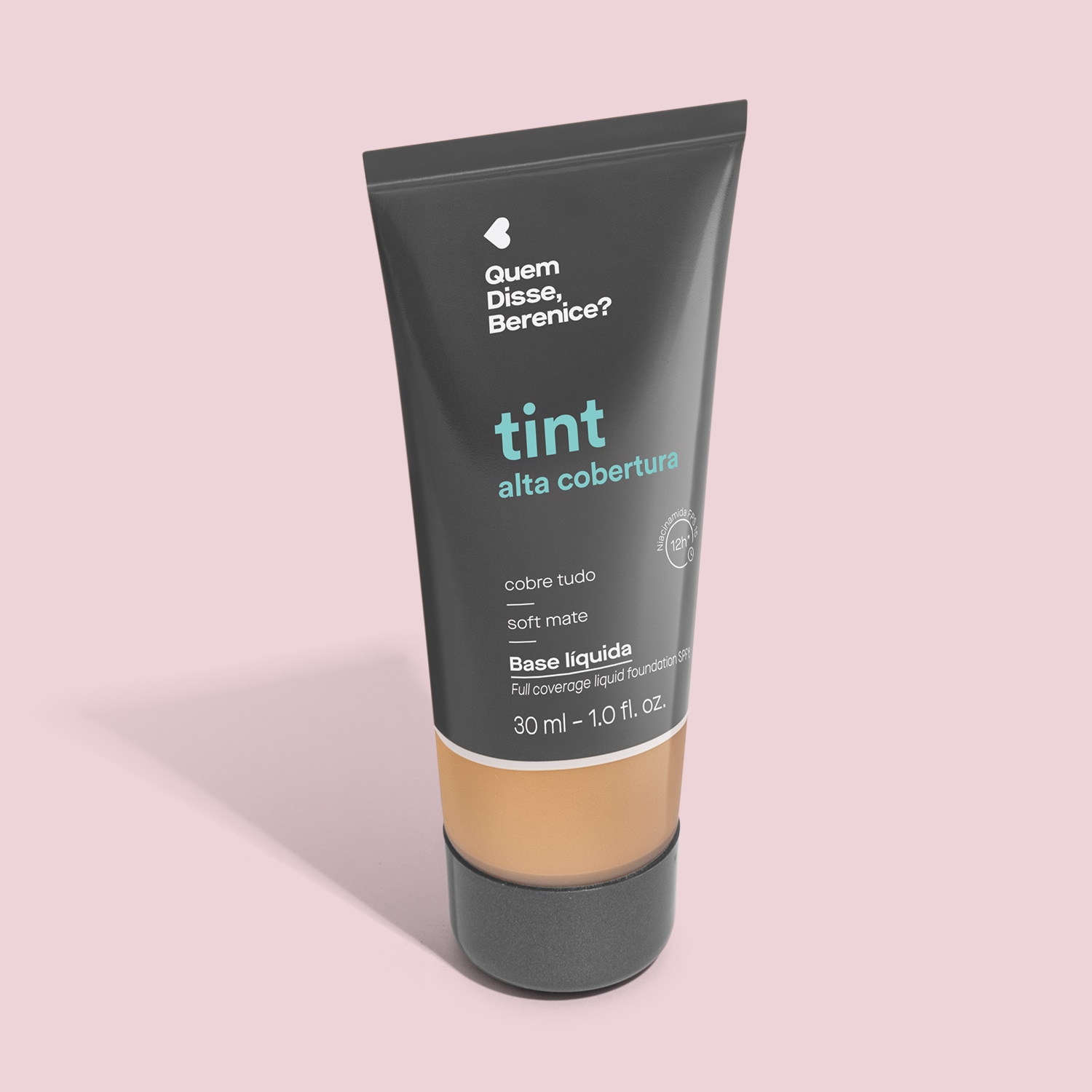 Base Líquida Tint Alta Cobertura Cor 210N Quem Disse, Berenice? 30ml