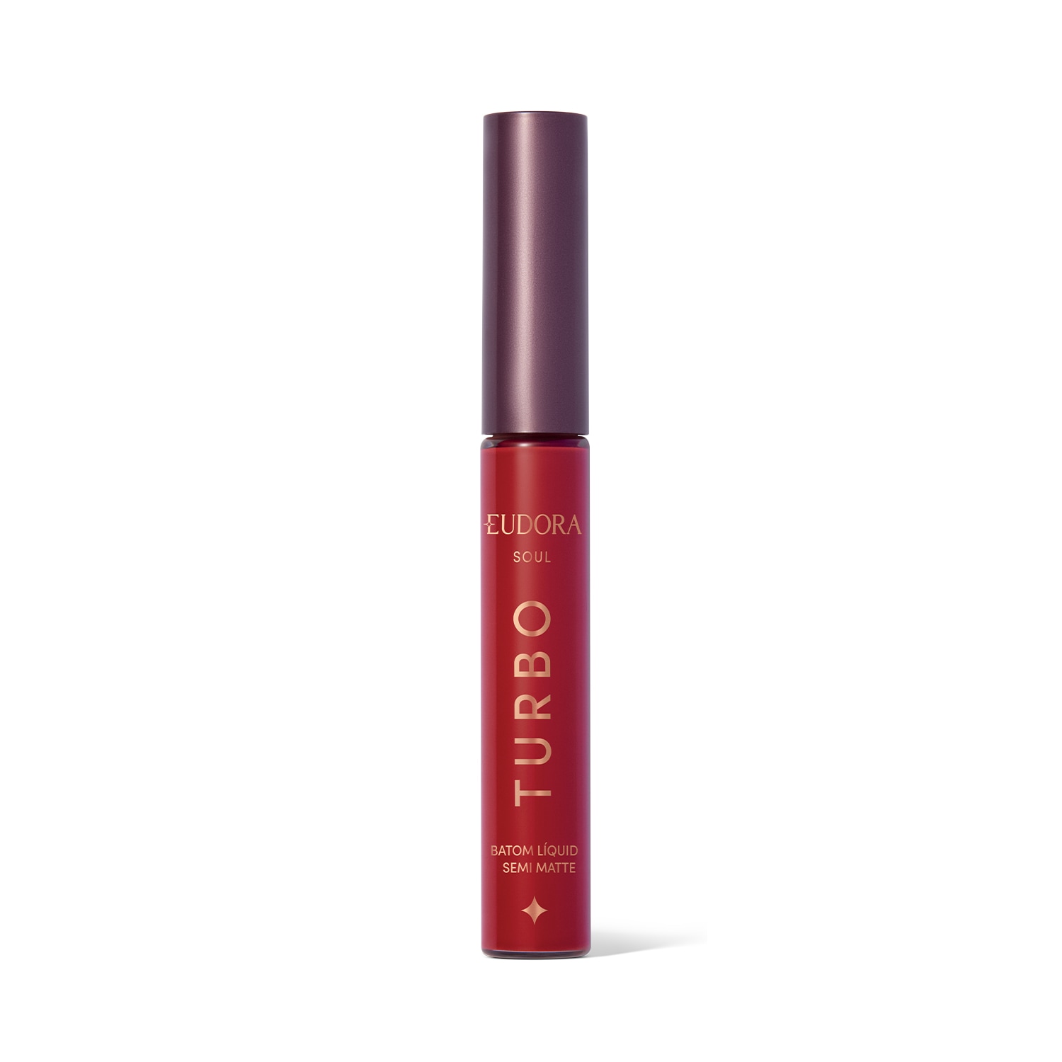 Batom Líquido Vermelho Turbinado Semi Mate Turbo SOUL 5ml