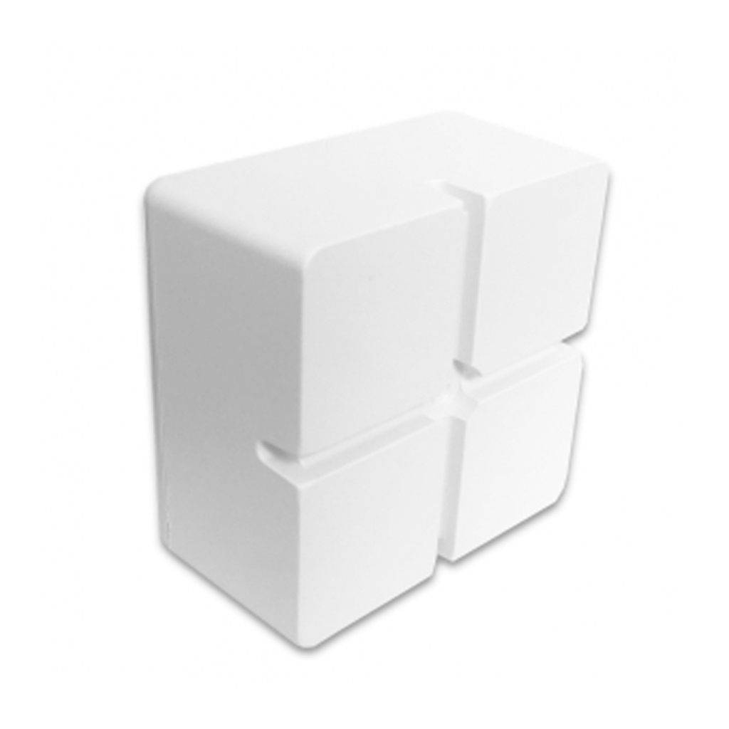 Caixa de Passagem para CFTV Quadrada Branco 9,3x9,3x5,3cm FC Fontes - FCCX020N