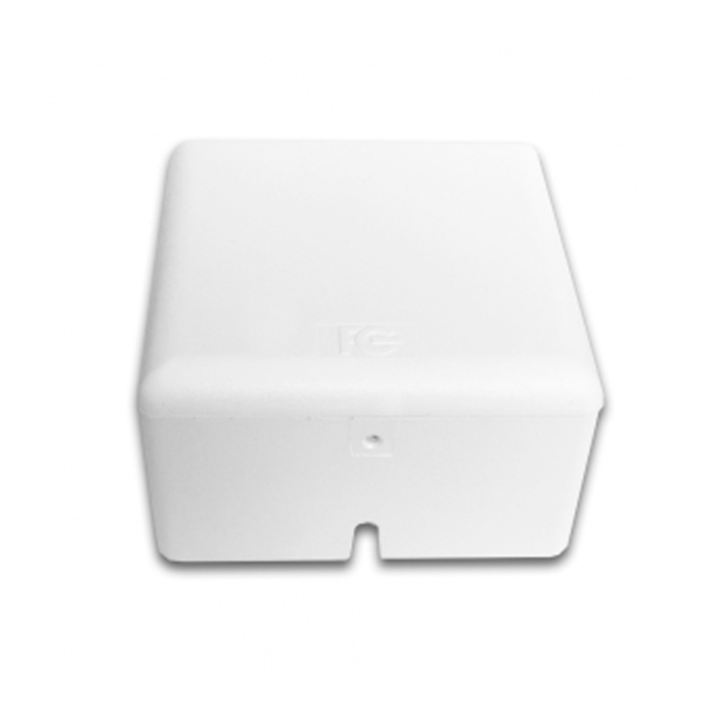Caixa de Passagem para CFTV Quadrada Branco 9,3x9,3x5,3cm FC Fontes - FCCX020N