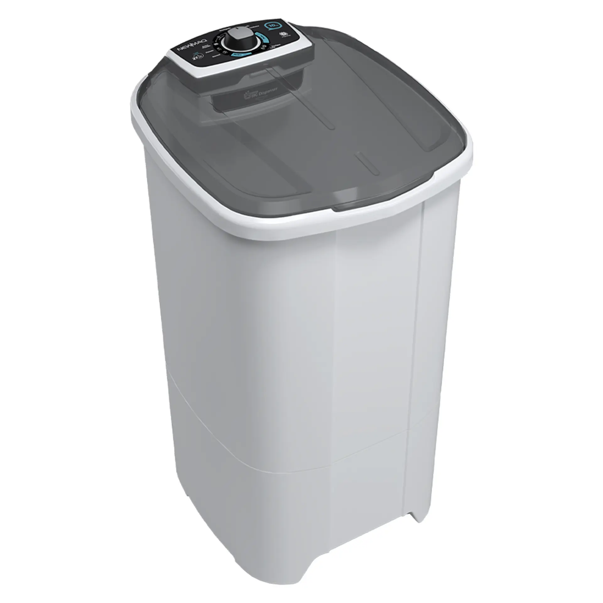 Tanquinho Newmaq 10kg Semiautomático com Big Dispenser - Branco - 110 Volts