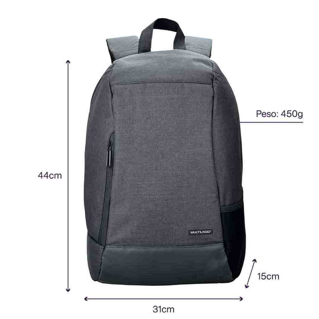 Mochila para Notebook 15,6 Polegadas Safe Preto Multi BO426