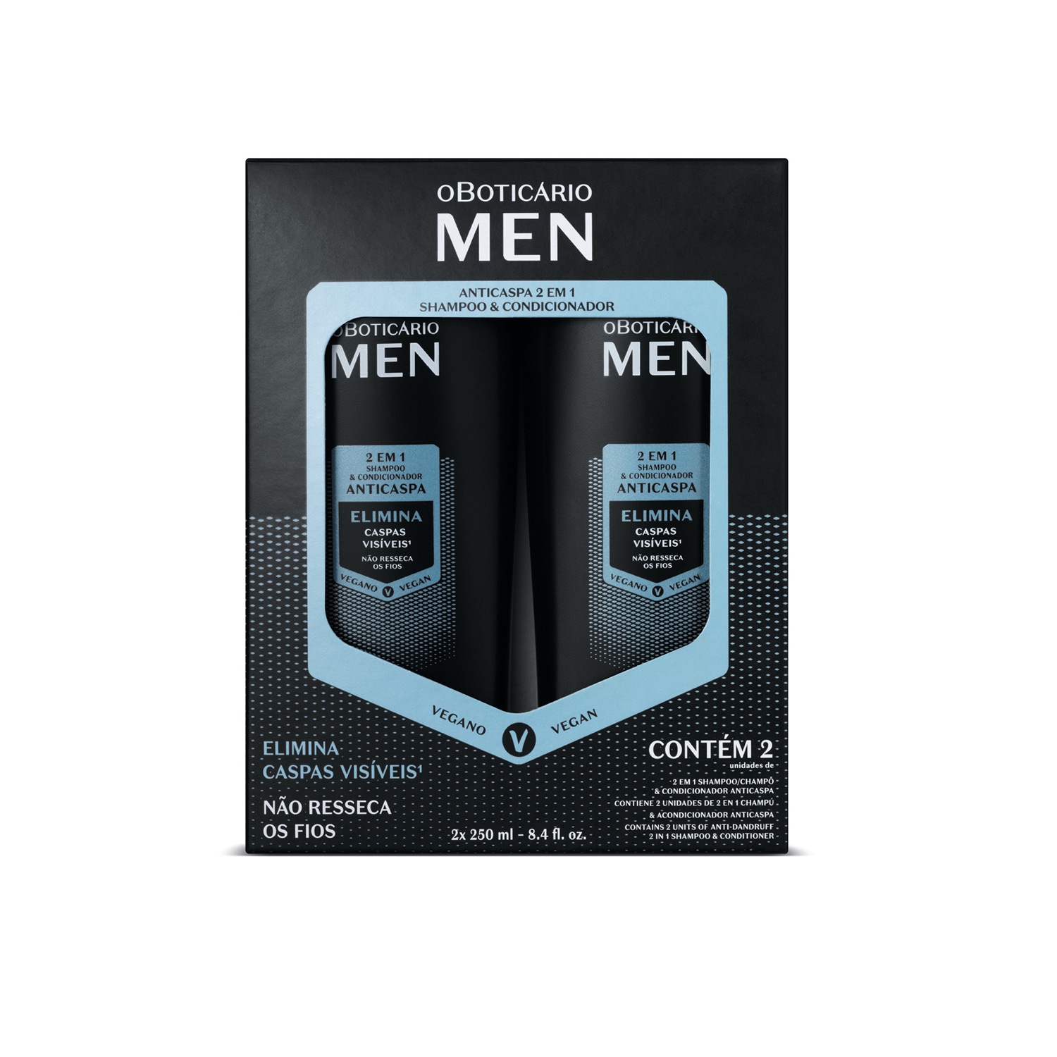 Kit Shampoo E Condicionador 2 em 1 Men (2 itens)