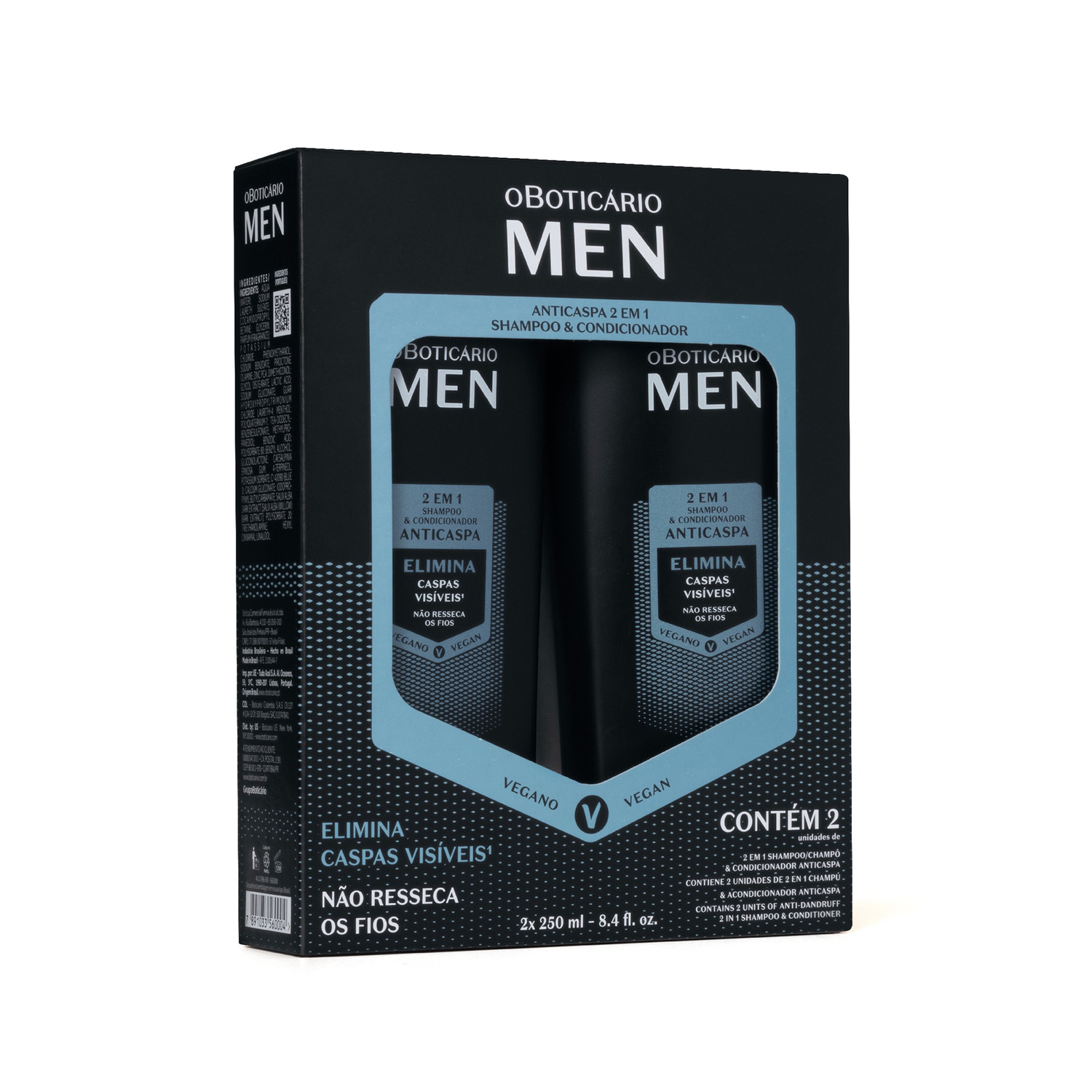 Kit Shampoo E Condicionador 2 em 1 Men (2 itens)