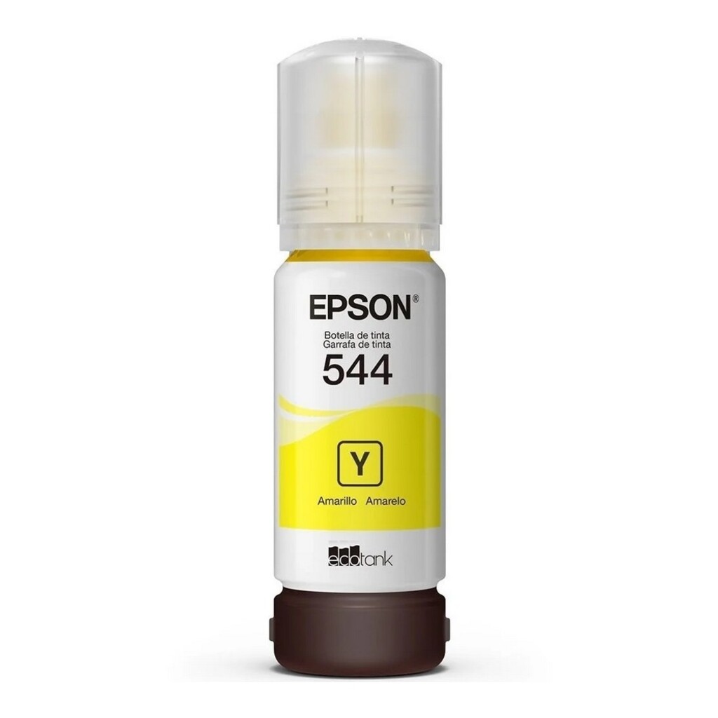 Tinta para Cartucho Epson Amarelo Original - T544422 - 7.500 páginas para L3110, L3150, L5190, L3210, L3250