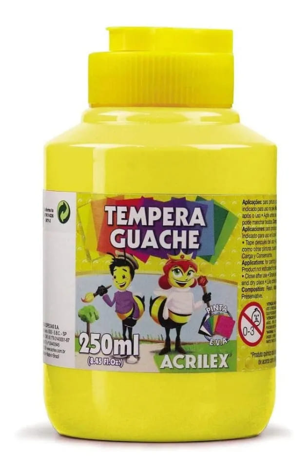 Tinta Guache Acrilex 250 ML