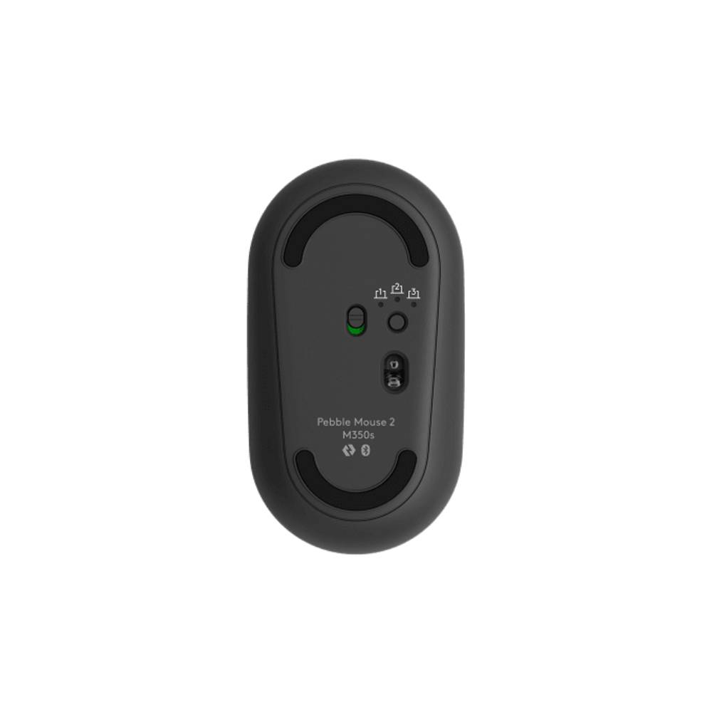 Mouse Sem Fio Bluetooth Logitech M350S Pubble 2 1000dpi Preto 910007049
