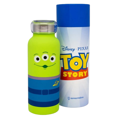 Garrafa Bubble Alien Inox Térmica Toy Story Disney Média