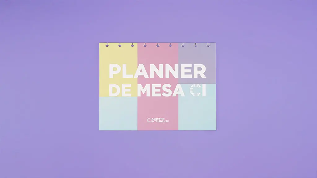 Refil Planner de Mesa CI Médio Não Datado 13 Folhas