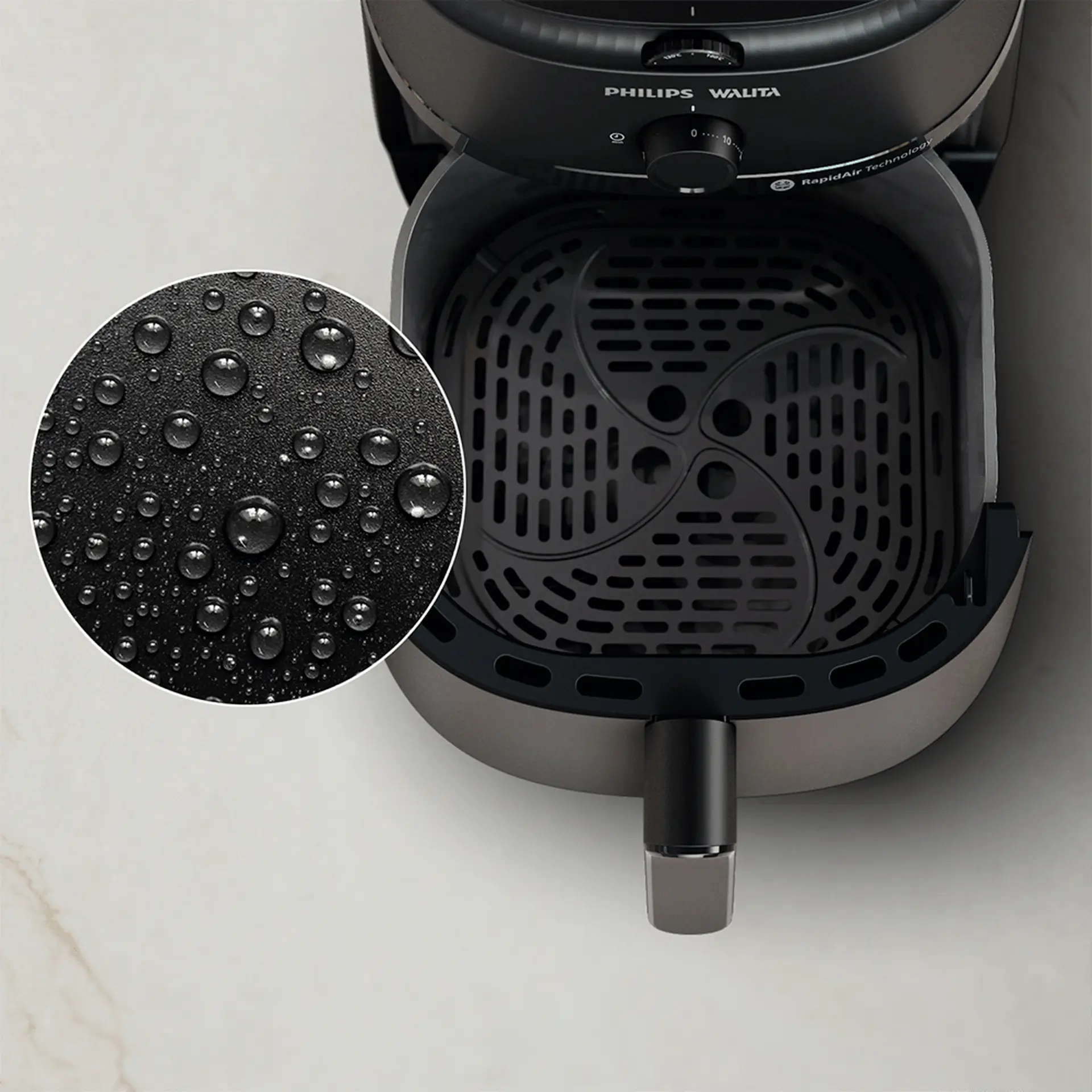 Fritadeira Elétrica Philips Walita Série 1000 6,2L 1700W - Preto - 110 Volts