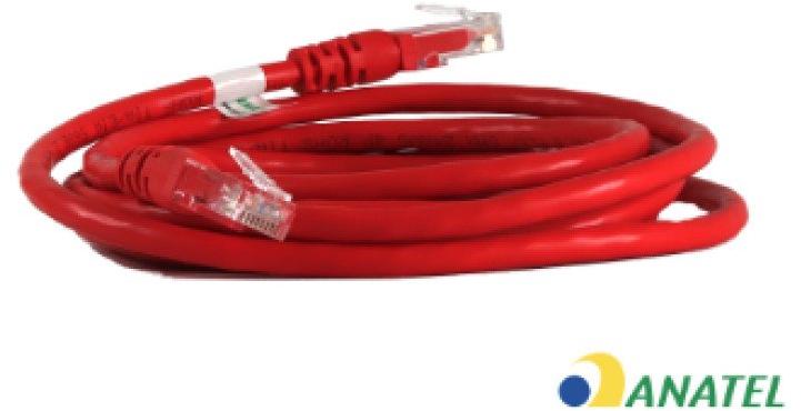 Patch Cord CAT.6 UTP 2,5m Vermelho iNET IN10287