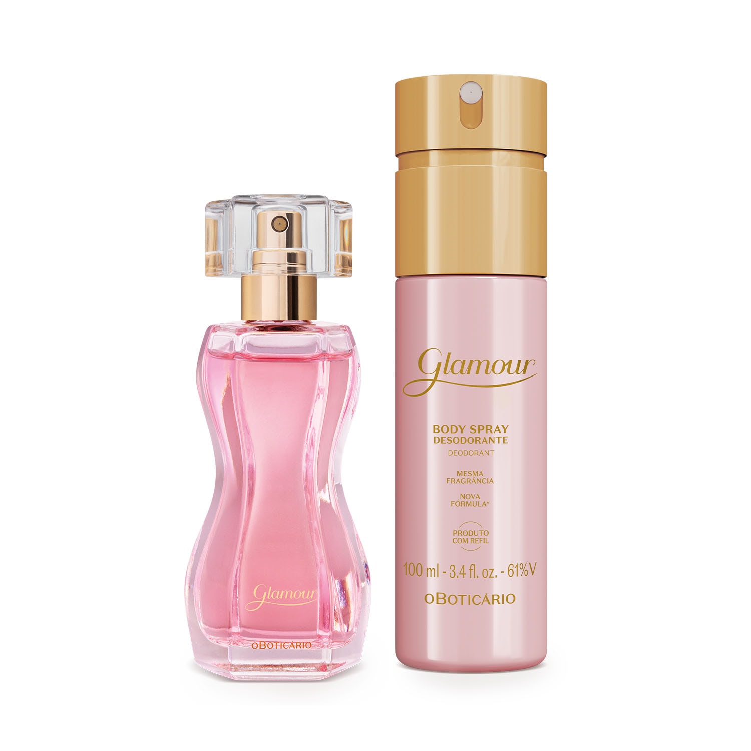 Combo Presente Glamour: Desodorante Colônia 30ml + Body Spray 100ml