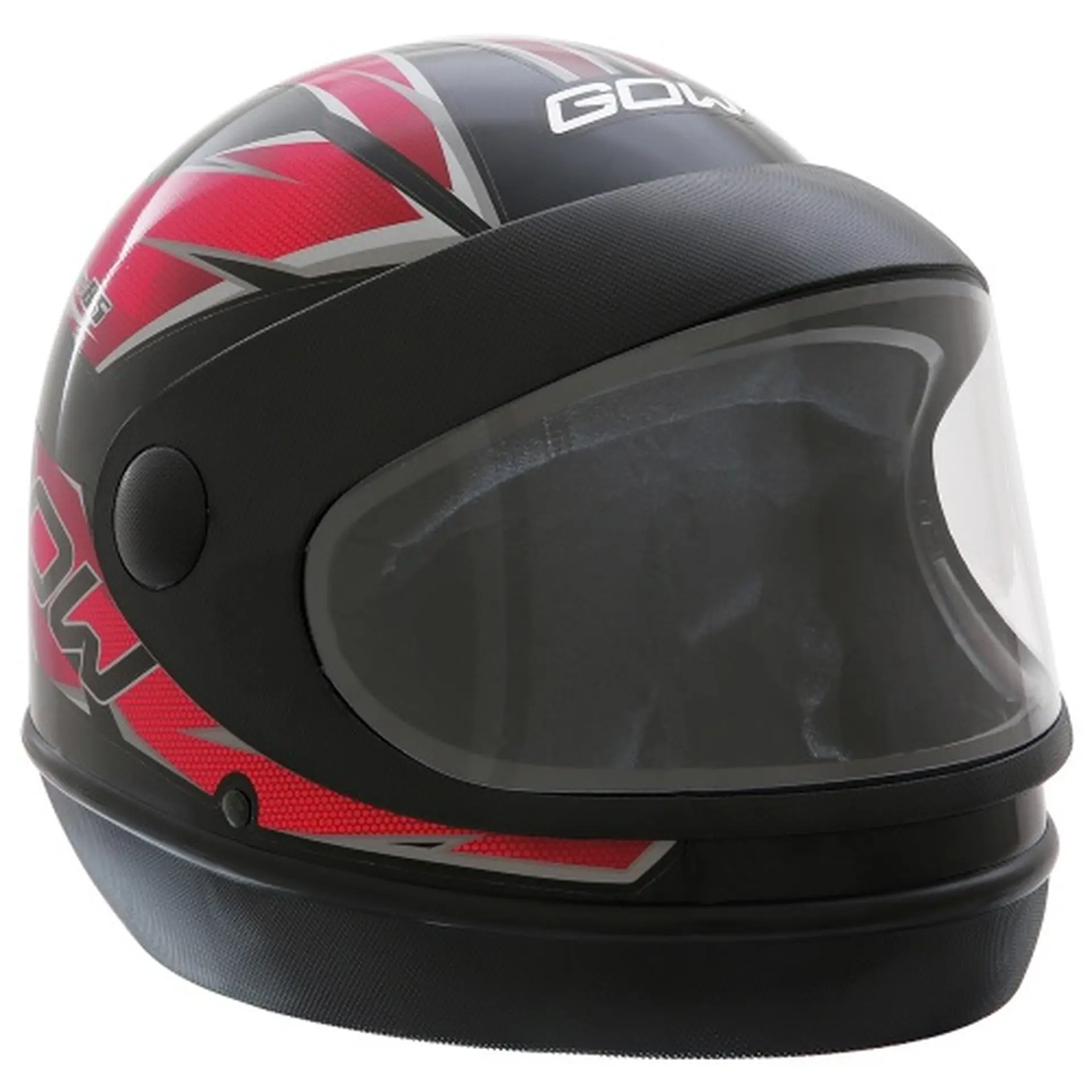Capacete de Moto Fechado 60 Gow Interlagos - Preto/Vermelho