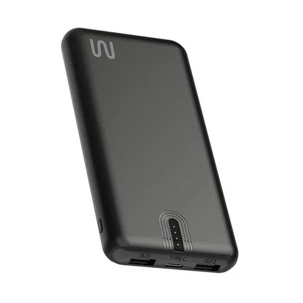 Carregador Celular Portátil Power Bank 10.000mAh 1 USB 2A Preto Multi GT CB173