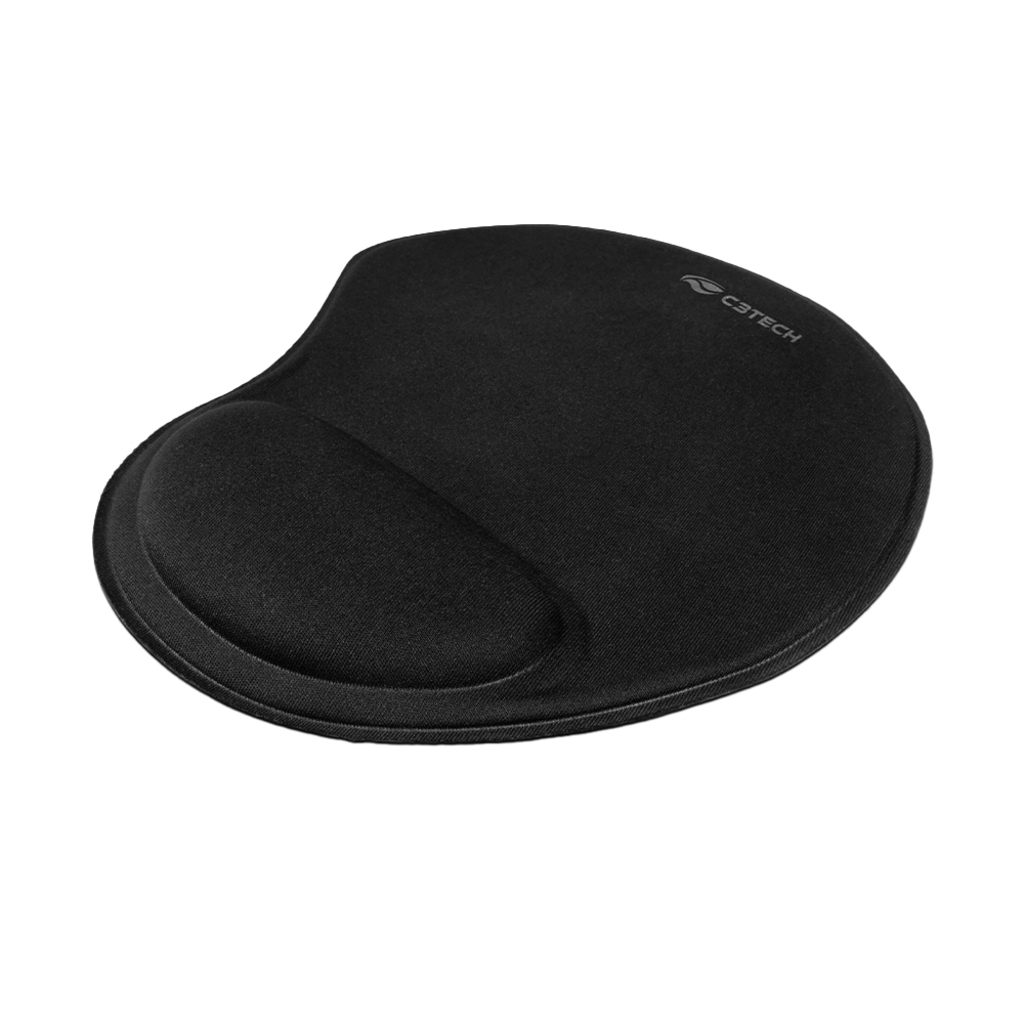 Mouse Pad com Apoio de Punho Preto 244mmx210mmx19,7mm C3Tech - MP-50 - Vendido Unitário