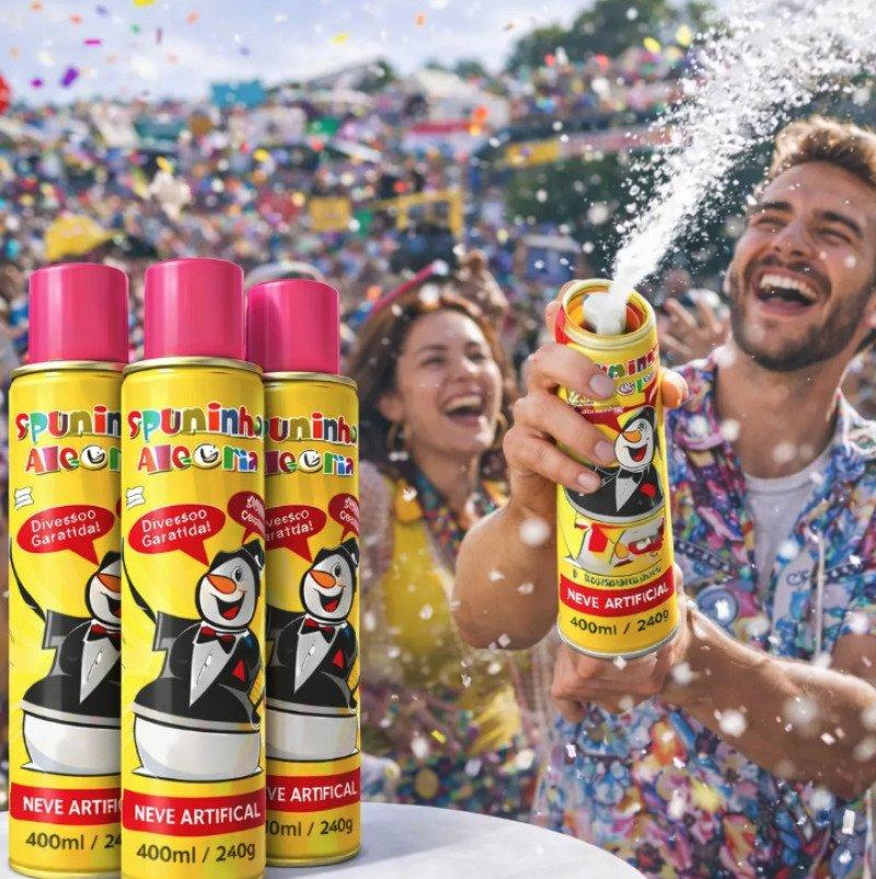Spray Neve Artificial Espuma Brincadeira Carnaval
