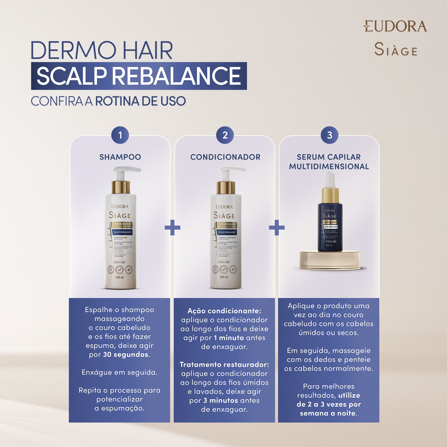Combo Siàge Scalp Rebalance (3 itens)