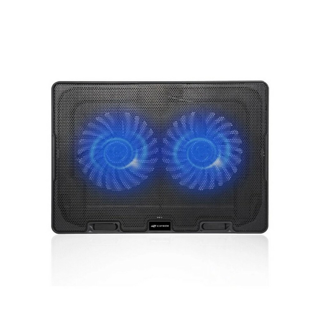 Base para Notebook até 15,6 Polegadas Preto com 2 Cooler e Porta USB C3tech - NBC-50BK