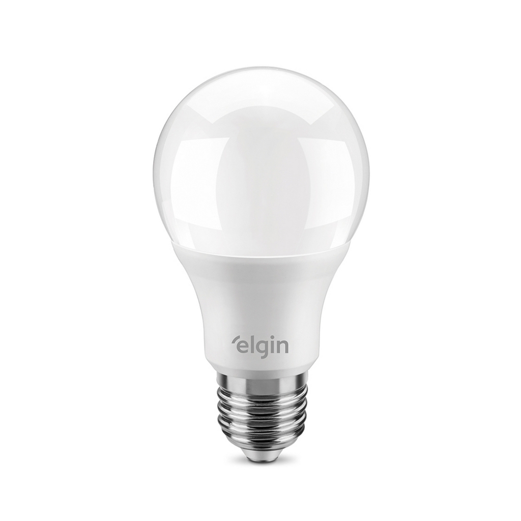 Lâmpada Led Bulbo 9 Watts E27 Branco 6500K Bivolt Elgin - 48BLED2F09YU