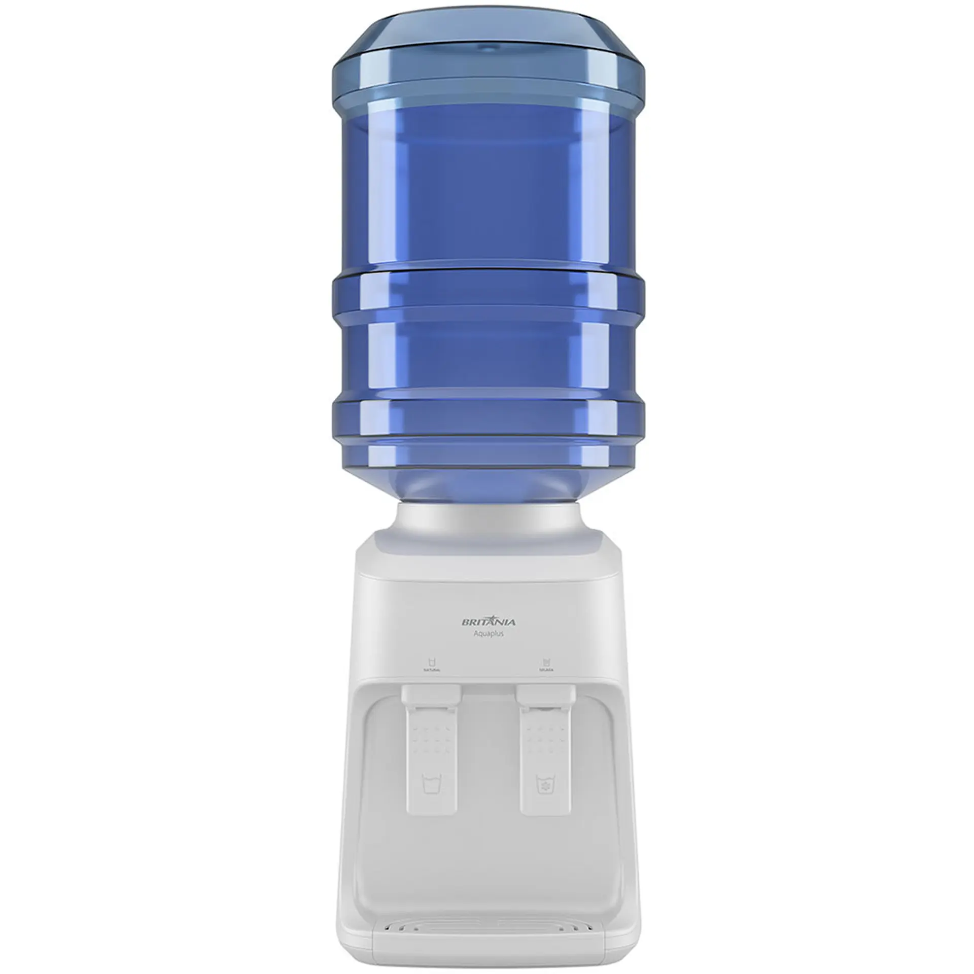 Bebedouro de Água Eletrônico para Galão de 10 e 20L Britânia BBE13B Aquaplus - Branco - Bivolt