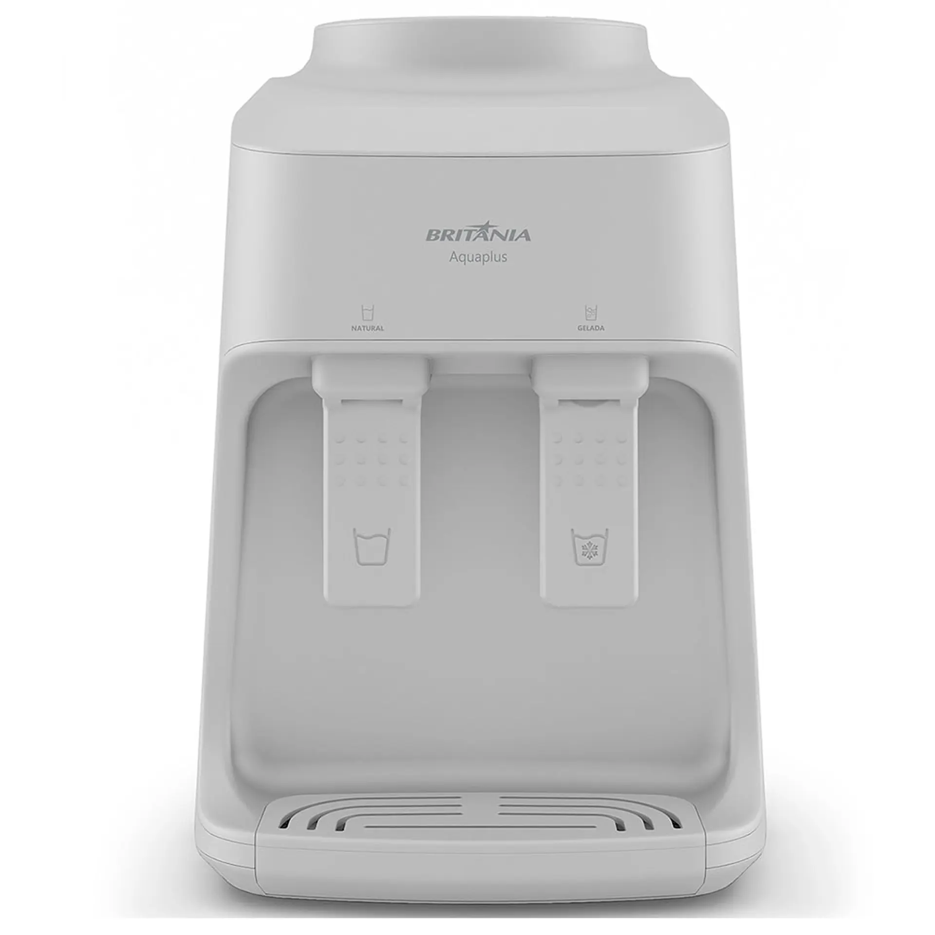 Bebedouro de Água Eletrônico para Galão de 10 e 20L Britânia BBE13B Aquaplus - Branco - Bivolt