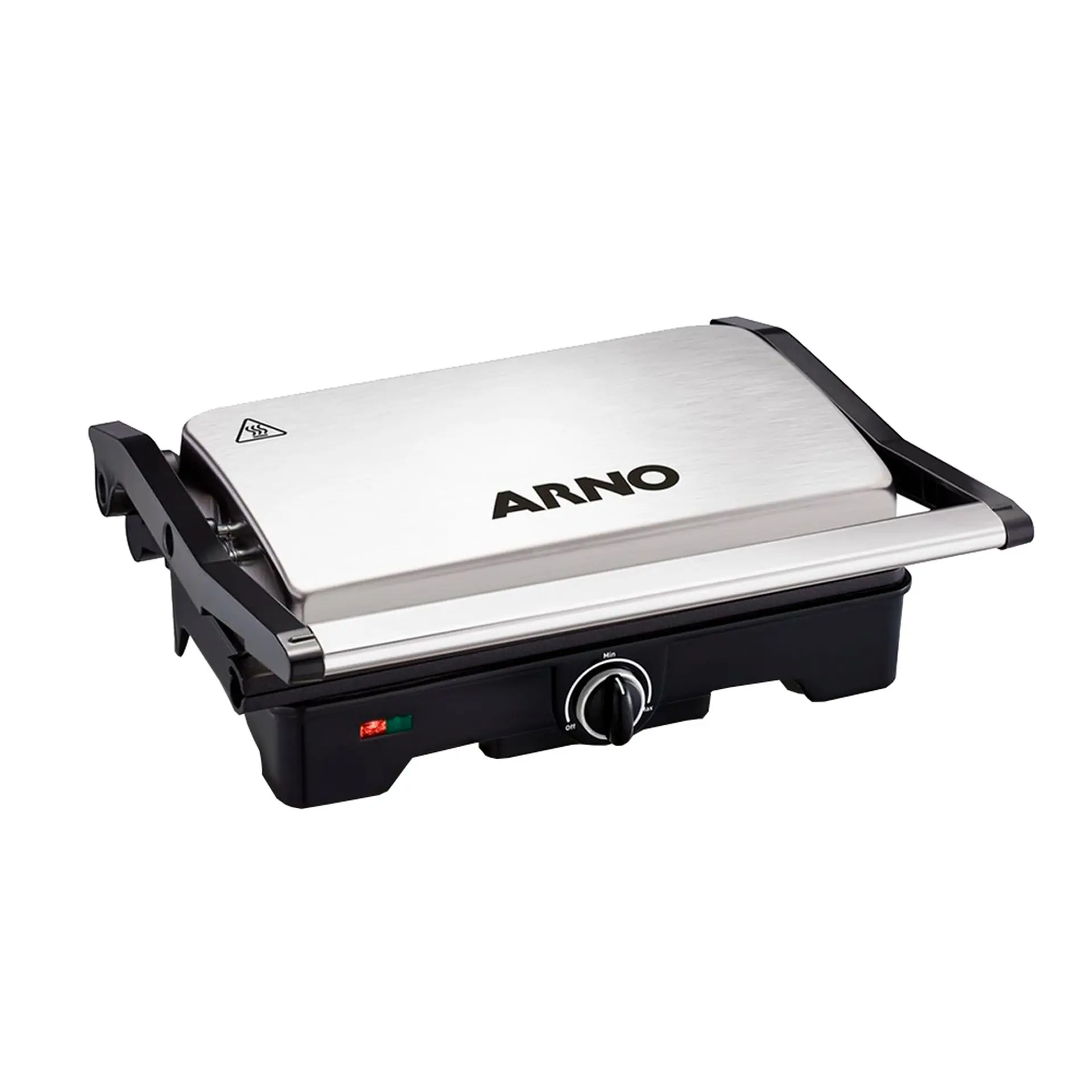 Grill Sanduicheira Arno GNOX Dual Abertura 180º 1100W - Inox - 110 Volts