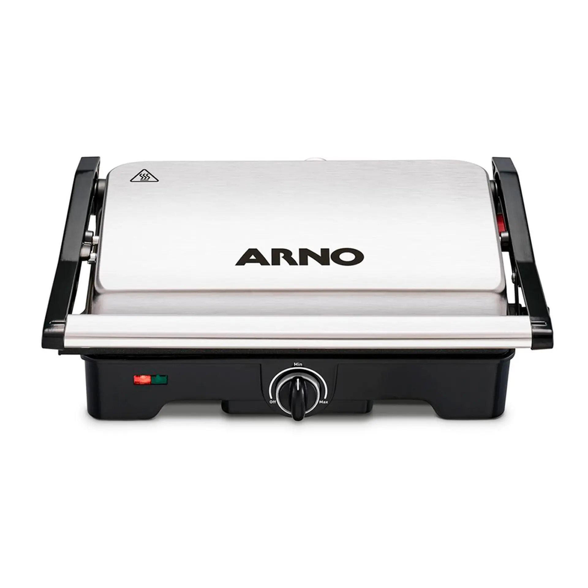Grill Sanduicheira Arno GNOX Dual Abertura 180º 1100W - Inox - 110 Volts