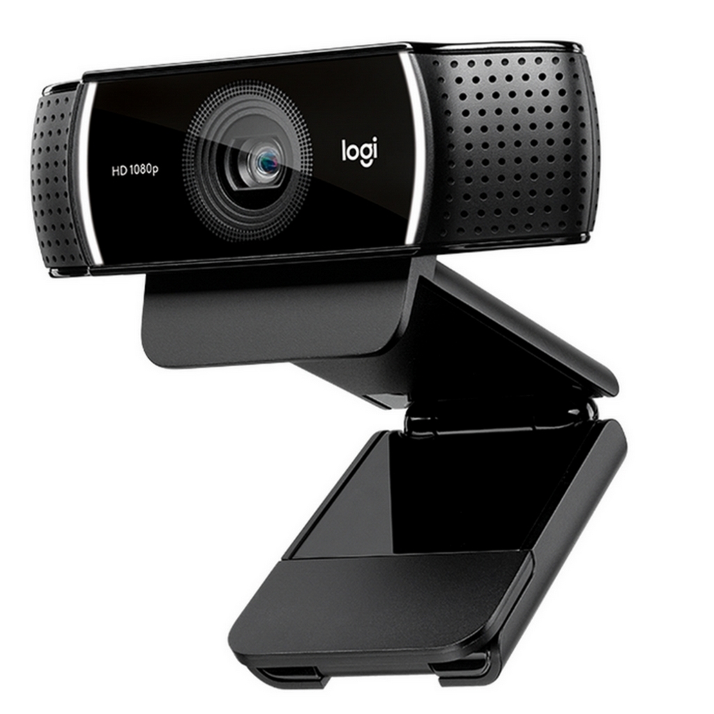Webcam 2.0MP Logitech C922 Resolução Full HD PRO 1080P com Microfone com Tripé - 960-001087