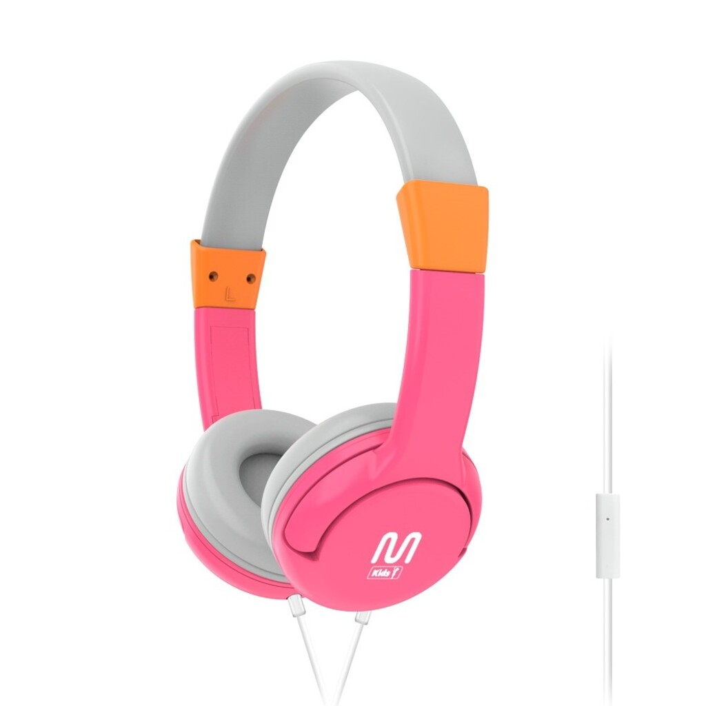 Fone de Ouvido Headset com Microfone com Plug P2/P3 Rosa Kids Multilaser - PH378