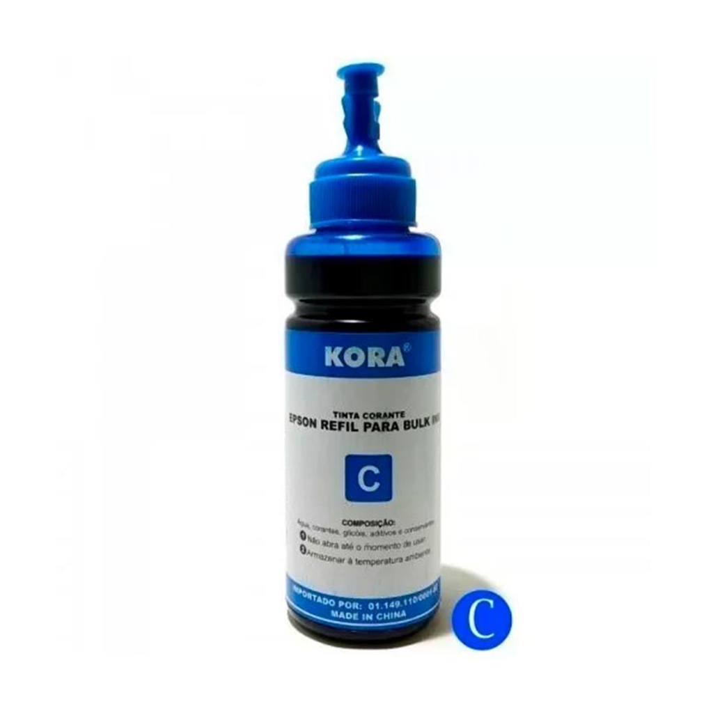 Tinta Bulk Ink Epson Azul Corante 100ml Masterprint - R-EP100C
