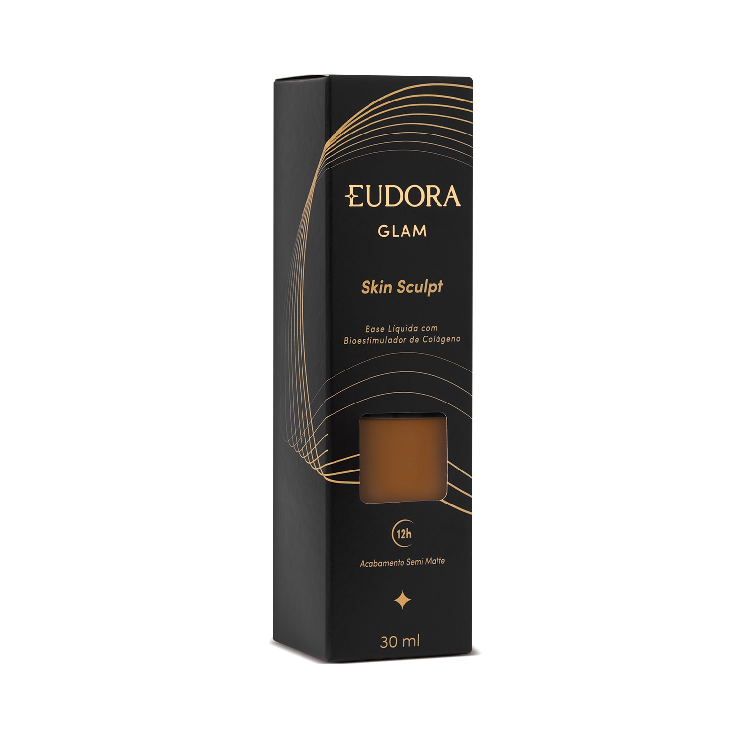 Base Líquida Semi Matte Glam Skin Sculpt Cor 85 30ml