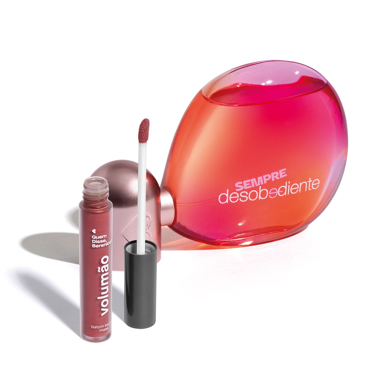 Combo Sempre Desobediente Eau De Parfum 100ml + Batom Líquido Rosa Amorali 4ml