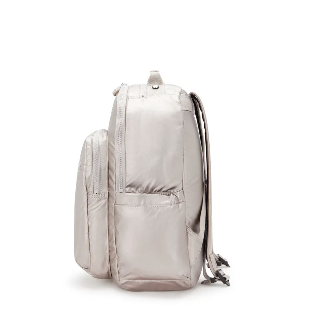 Mochila Kipling Seoul Metallic Glow Grande