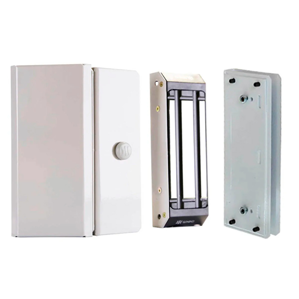 Fechadura EletroMagnética Ipec M150 Eco Simples Branco - A2077BR