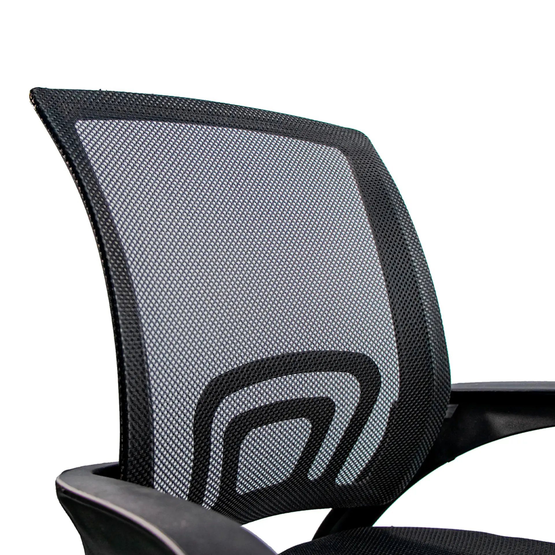 Cadeira Giratória Mark Blank Secretária com Tela Mesh CMB-S1 - Preto