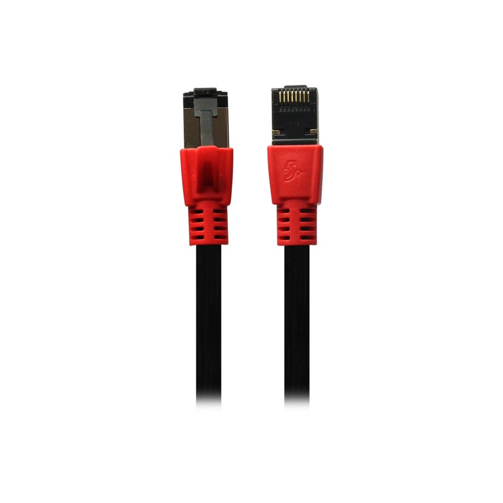 Cabo Patch Cord RJ45 Cat.7 FTP 600 MHz 10 Gbps 3m Preto 5+ 0180620