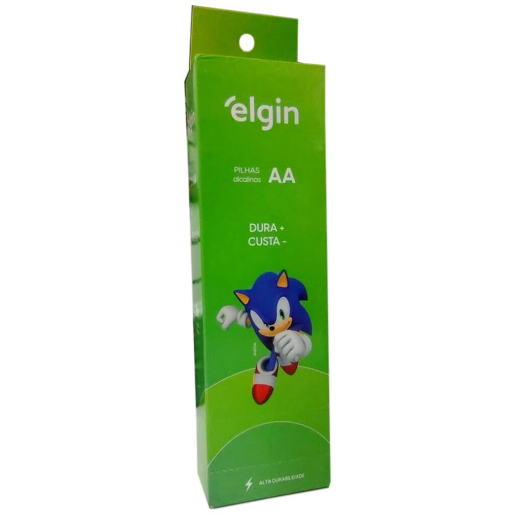 Pilha Alcalina AA Elgin - 82347 - Tubo com 24 Pilhas